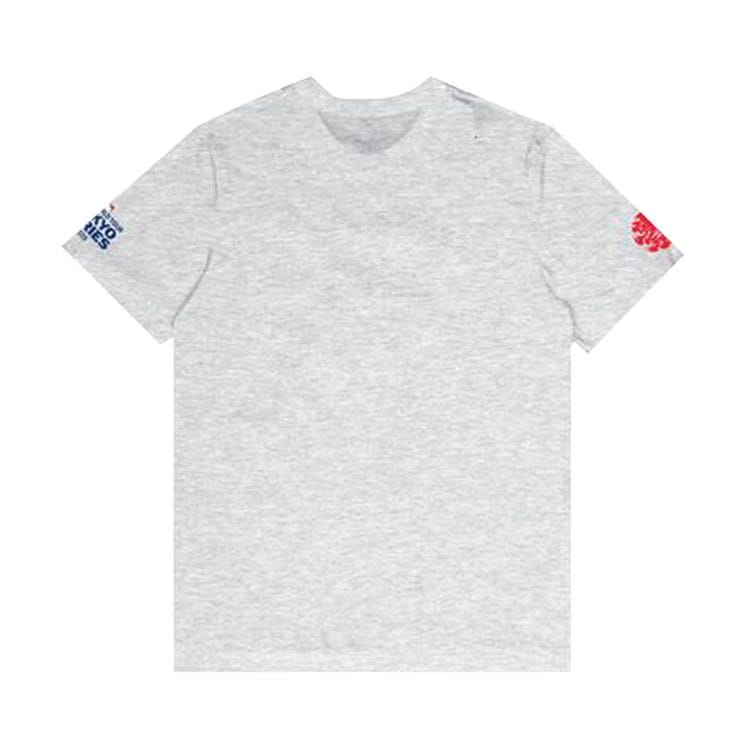 Nike x Takashi Murakami x MLB World Tour Tokyo Series 2025 Cubs Shorts-Sleeve T-Shirt Grey