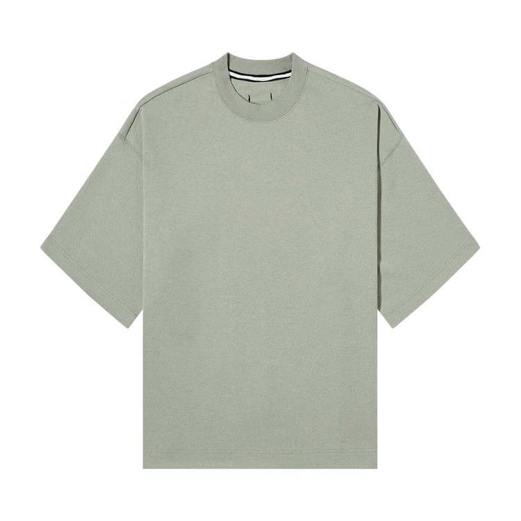 Nike Sportswear Tech Fleece Reimagined Oversized Shorts-Sleeve Sweatshirt Dark Stucco
