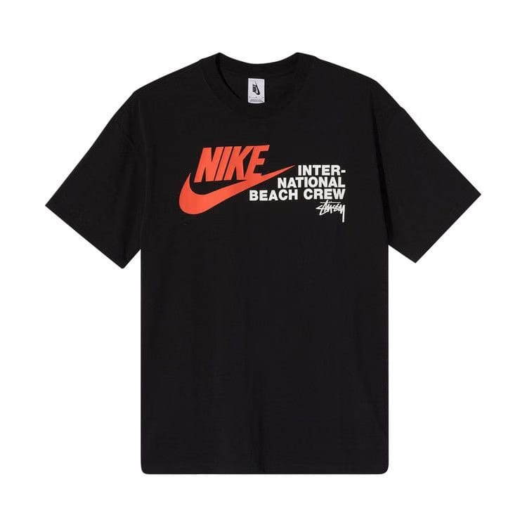 Nike x Stussy International Beach Crew T-Shirt Black