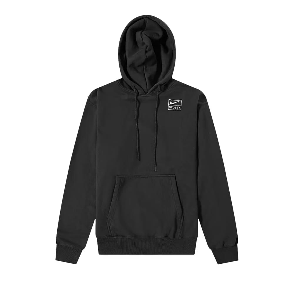 Nike x Stussy U NRG RA Stone Washed PO HD Hoodie Black