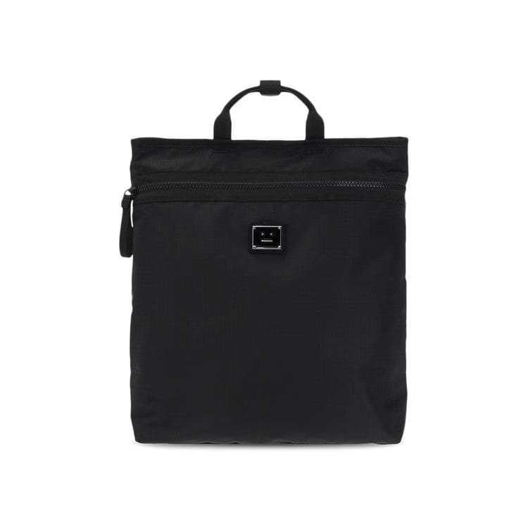 Acne Studios Sporty Face Backpack Black