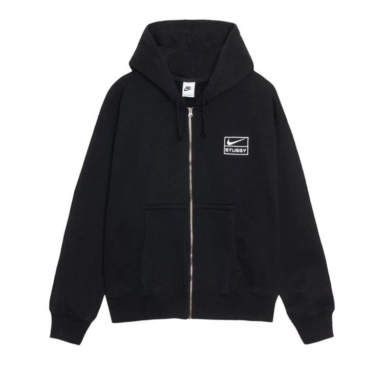 Nike x Stussy Zip Fleece Hoodie Black