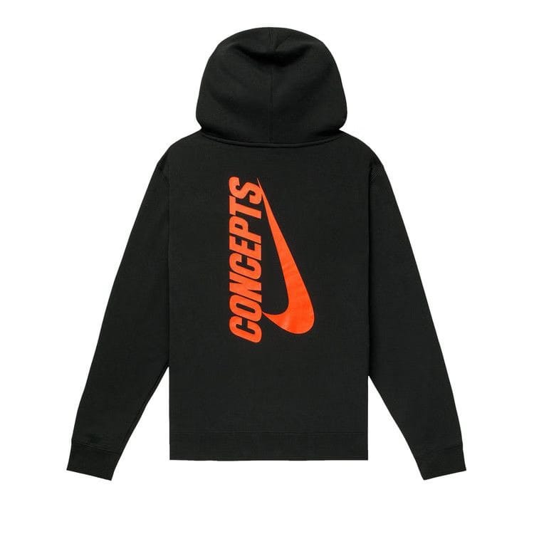 Nike SB x Concepts Fleece Hoodie Black/Orange