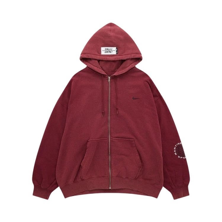 Nike x Martine Rose Full-Zip Hoodie Team Crimson