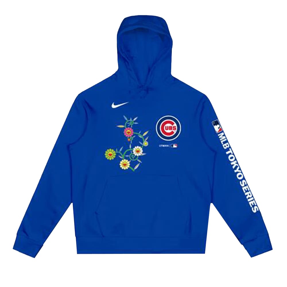Nike x Takashi Murakami x MLB World Tour Tokyo Series 2025 Cubs Hoodie Blue