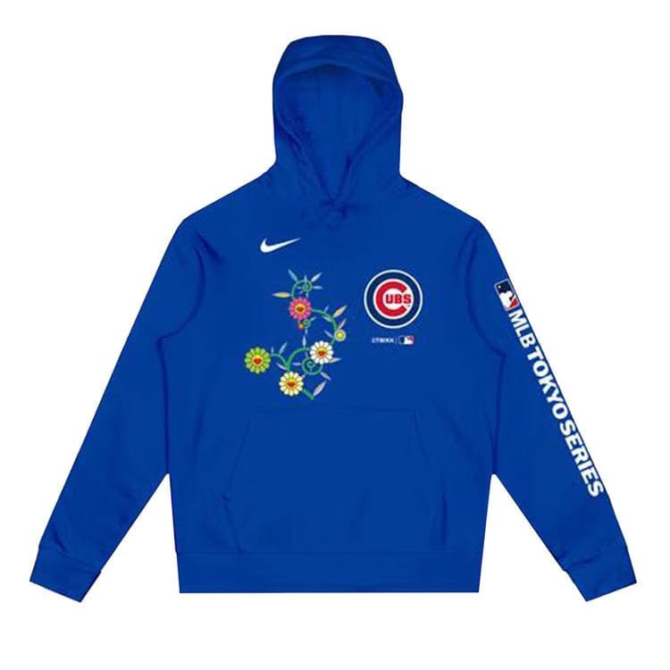 Nike x Takashi Murakami x MLB World Tour Tokyo Series 2025 Cubs Hoodie Blue