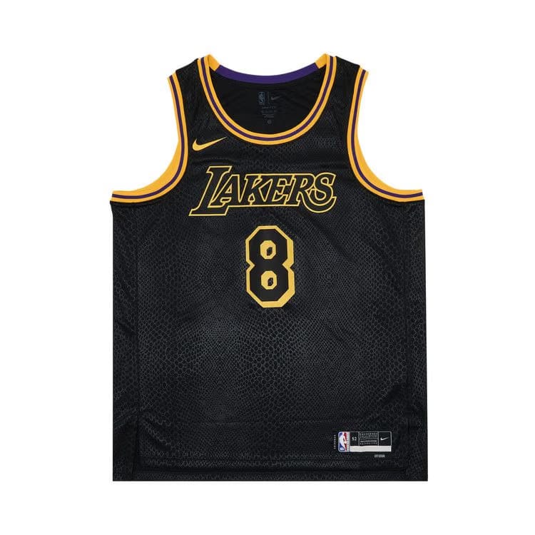 Nike Kobe Mamba Mentality Los Angeles Lakers City Edition Swingman Jersey Black