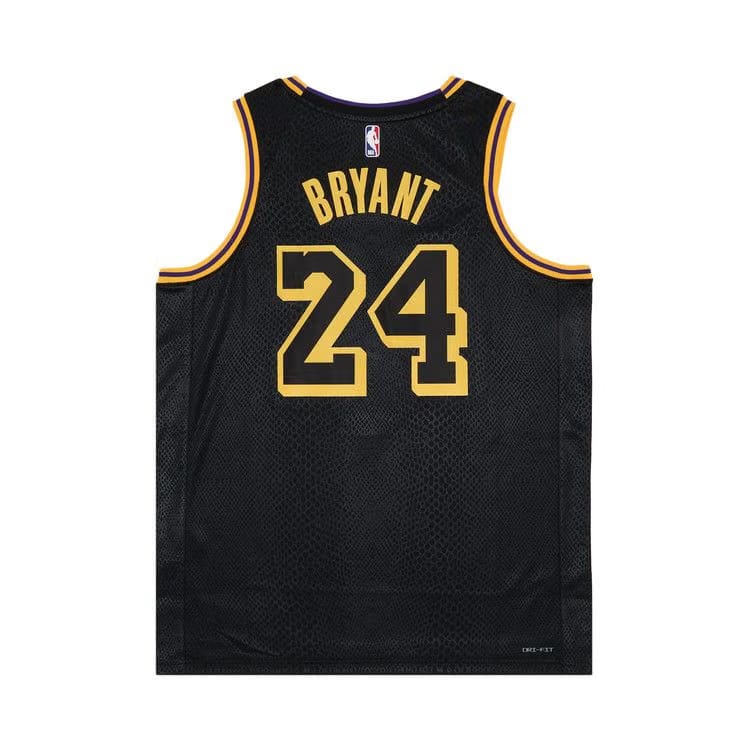 Nike Kobe Mamba Mentality Los Angeles Lakers City Edition Swingman Jersey Black