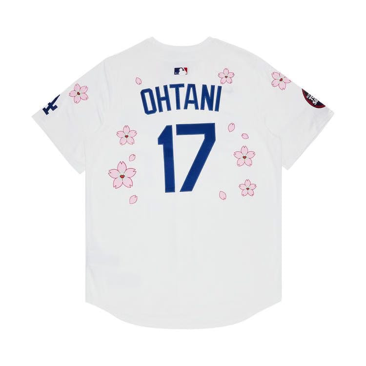 Nike x Takashi Murakami x MLB World Tour Tokyo Series 2025 Dodgers Ohtani Jersey White