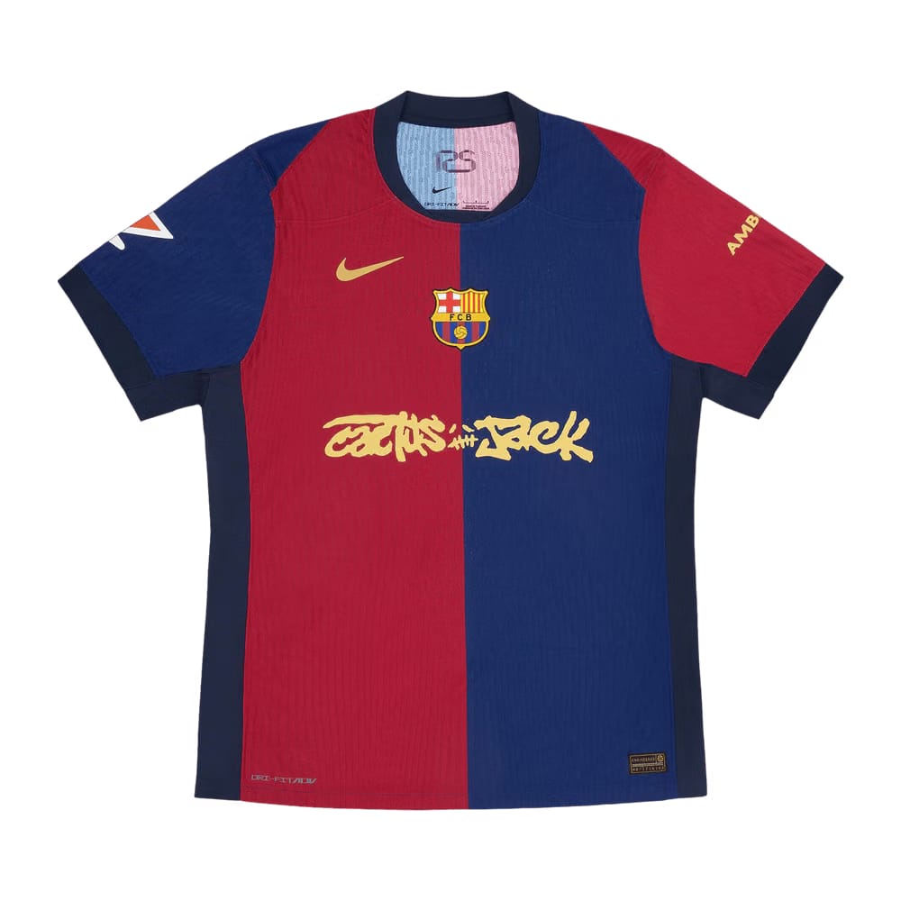 Nike FC Barcelona x Cactus Jack 2024/25 Match Home Jersey Red/Blue