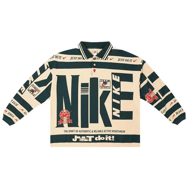 Nike x Cactus Plant Flea Market Long-Sleeve Polo Natural