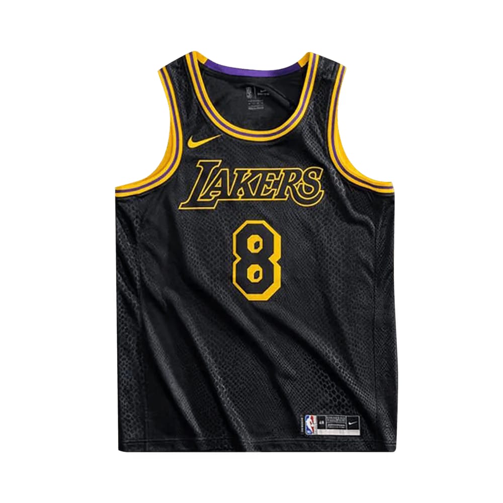 Nike Kobe Mamba Mentality Big Kids Los Angeles Lakers City Edition Swingman Jersey Black