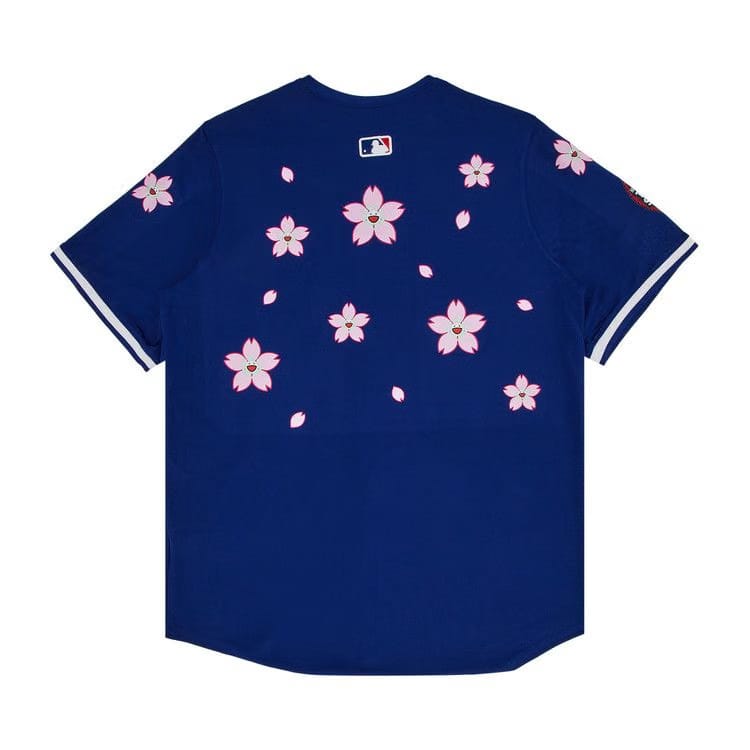 Nike x Takashi Murakami x MLB World Tour Tokyo Series 2025 Dodgers Tokyo Away Jersey Blue
