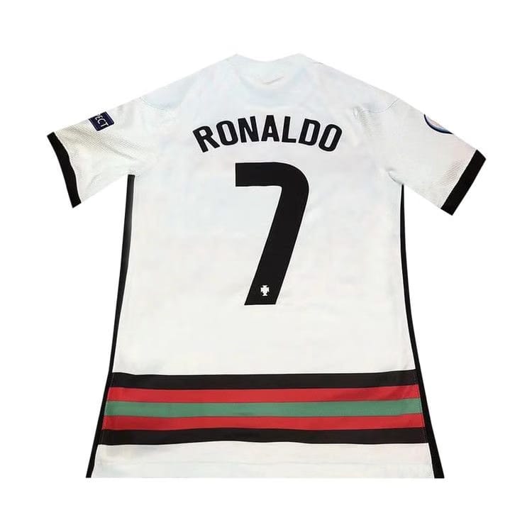 Nike Portugal UEFA Euro Away Jersey #7 Ronaldo Teal/Multicolor