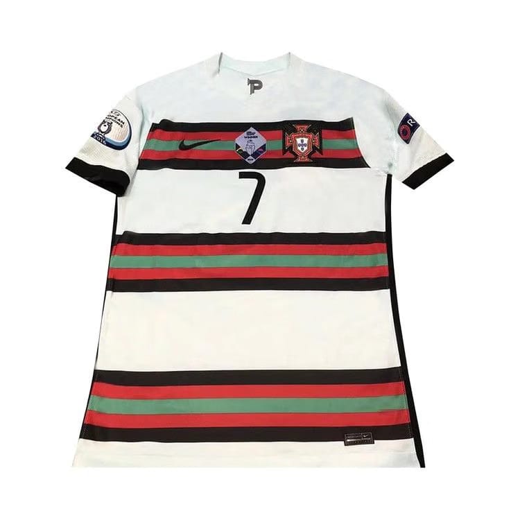 Nike Portugal UEFA Euro Away Jersey #7 Ronaldo Teal/Multicolor