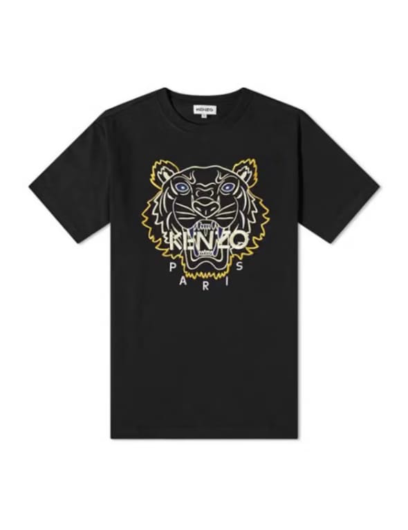 Kenzo Golden Embroidery Tiger T-Shirt