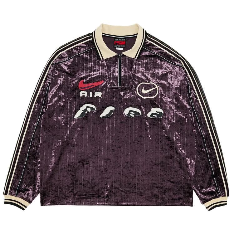 Nike x Cactus Plant Flea Market Flea Soccer Jersey Burgundy Ash
