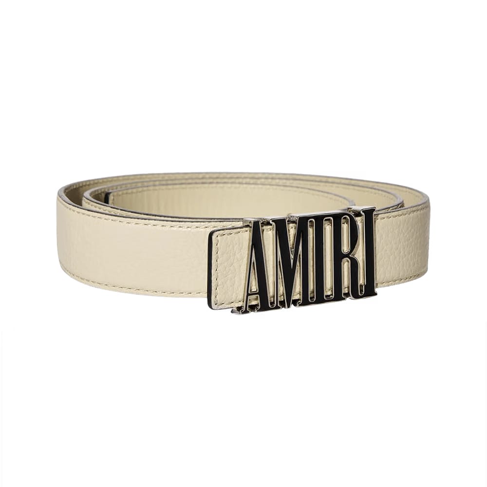 Amiri Pebbled 3cm Belt Lamb