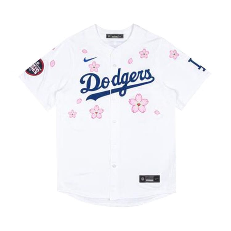 Nike x Takashi Murakami x MLB World Tour Tokyo Series 2025 Dodgers Tokyo Home Jersey White
