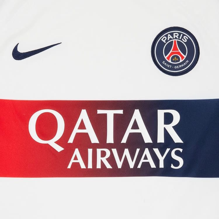 Nike Paris Saint-Germain Stadium Away Dri-FIT Jersey White/Midnight Navy