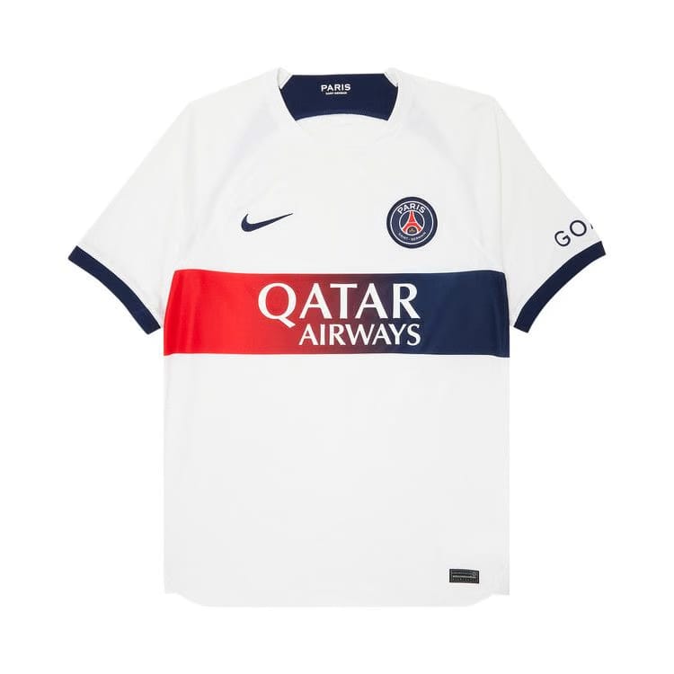 Nike Paris Saint-Germain Stadium Away Dri-FIT Jersey White/Midnight Navy