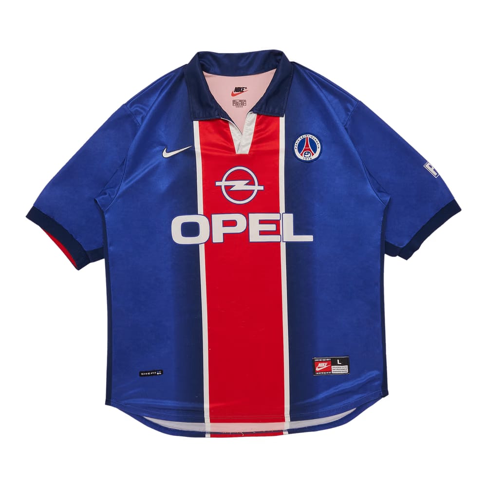 Vintage Nike Paris Saint-Germain Opel Home Jersey Blue/Red