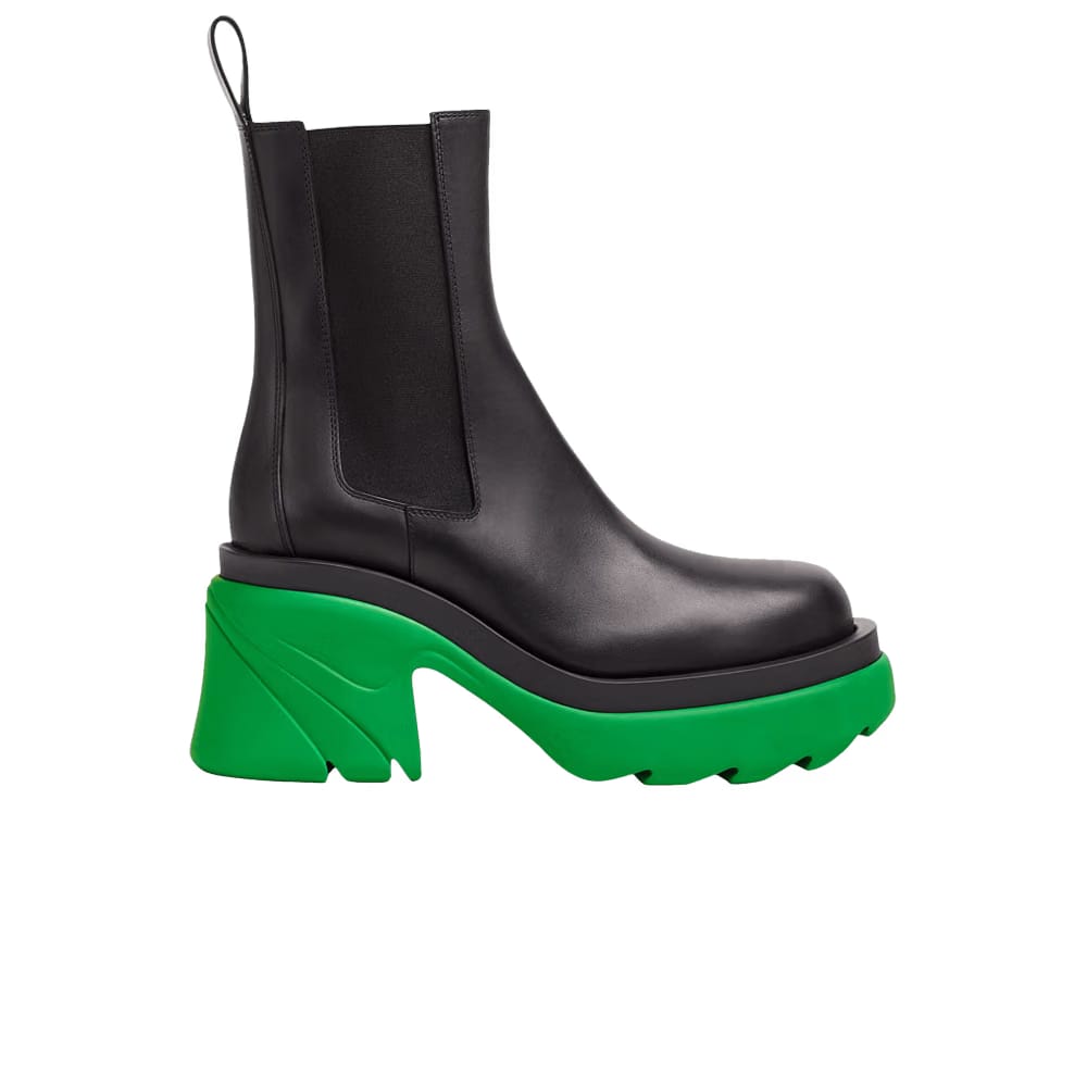Bottega Veneta Wmns Flash Chelsea Boot 'Black Grass'