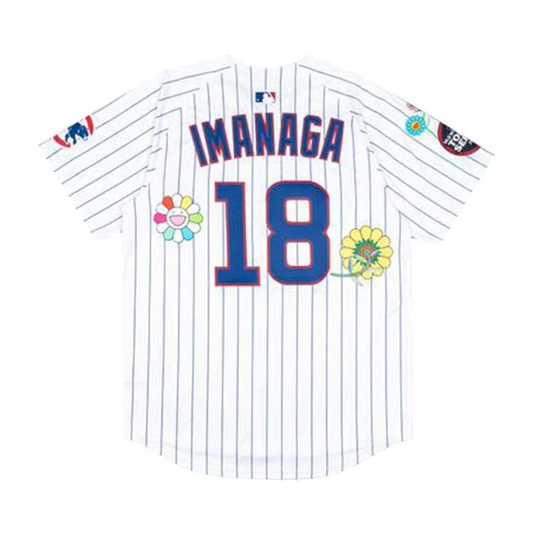 Nike x Takashi Murakami x MLB World Tour Tokyo Series 2025 Cubs Imanaga Jersey White