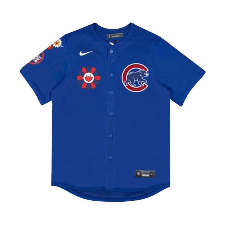 Nike x Takashi Murakami x MLB World Tour Tokyo Series 2025 Cubs Away Jersey Blue