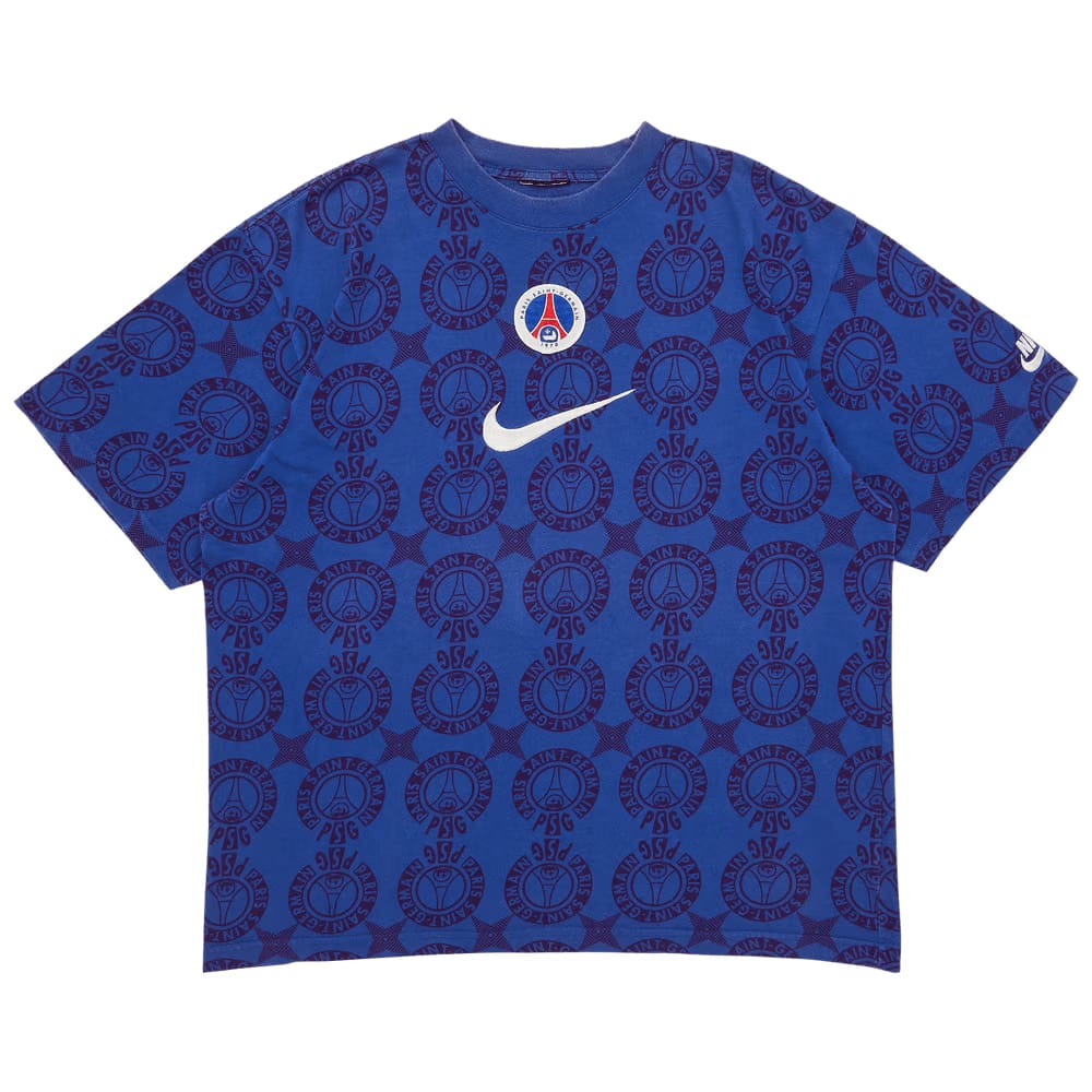 Nike Paris Saint-Germain All Over Print Shirt Blue