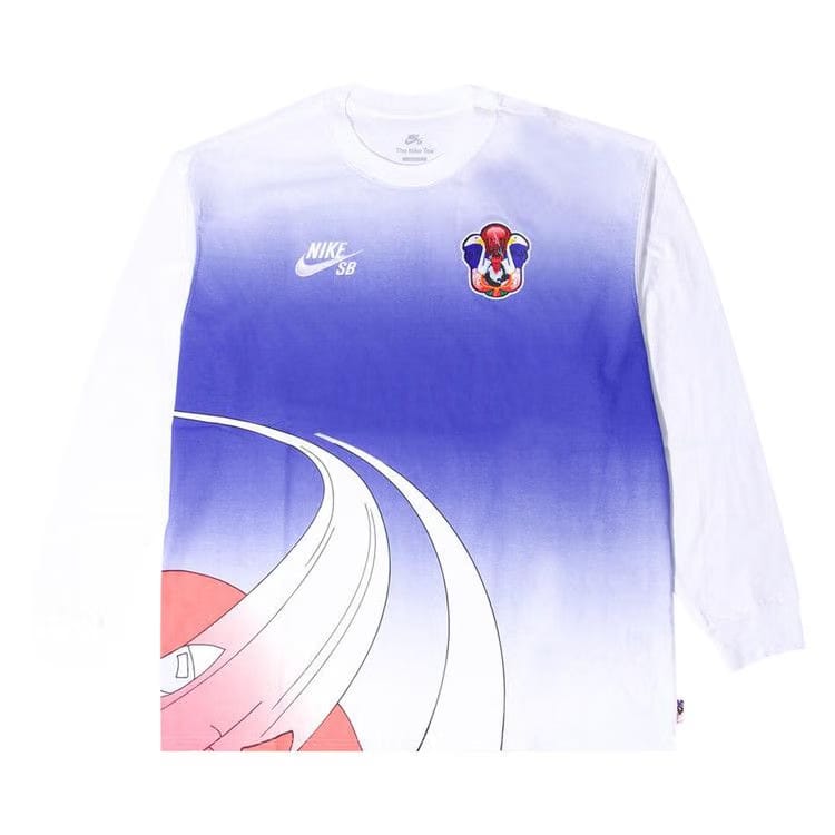 Nike SB Team USA Team Long-Sleeve T-Shirt White/Blue