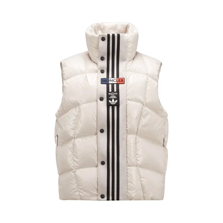 Moncler x adidas Bozon Down Vest White
