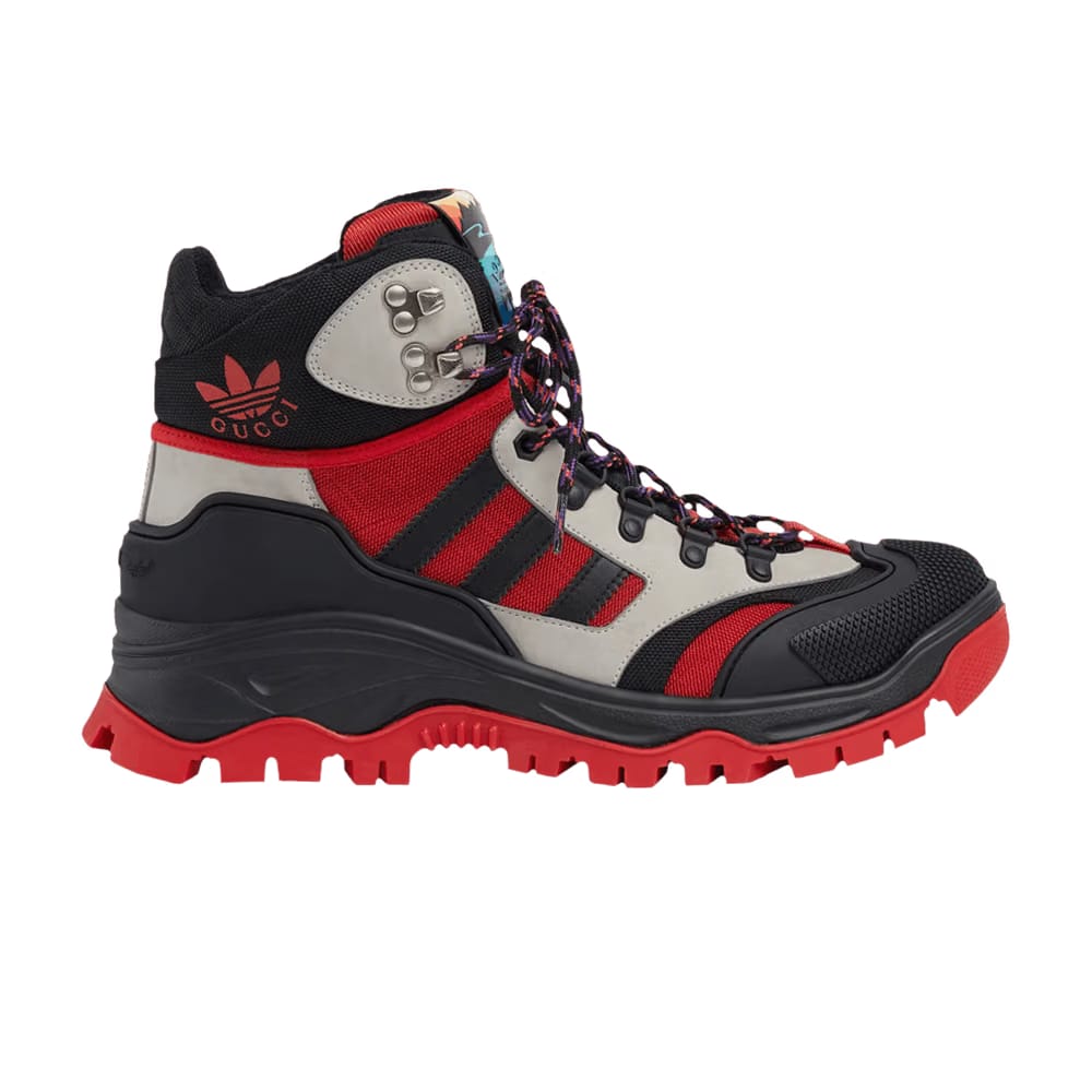 Adidas x Gucci Lace Up Boot Black Red