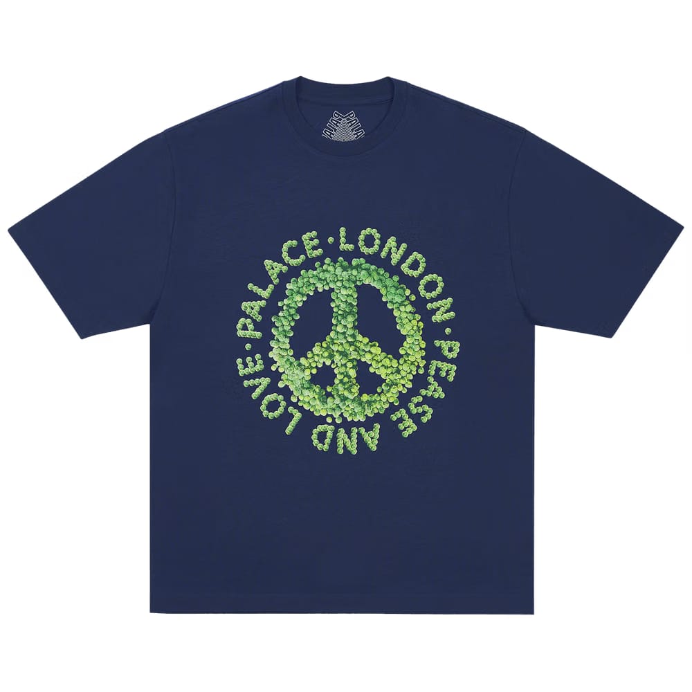 Palace Pease And Love T-Shirt Navy