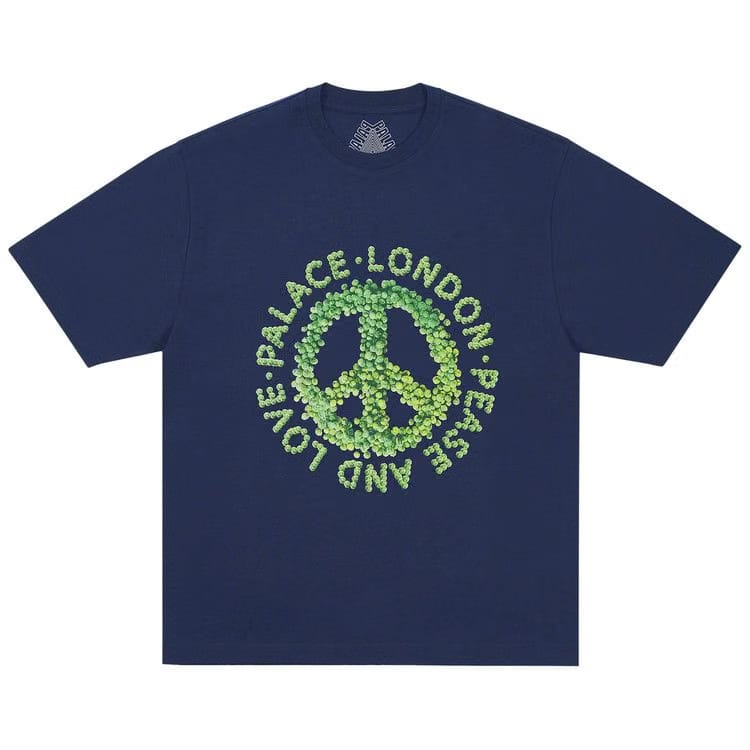 Palace Pease And Love T-Shirt Navy