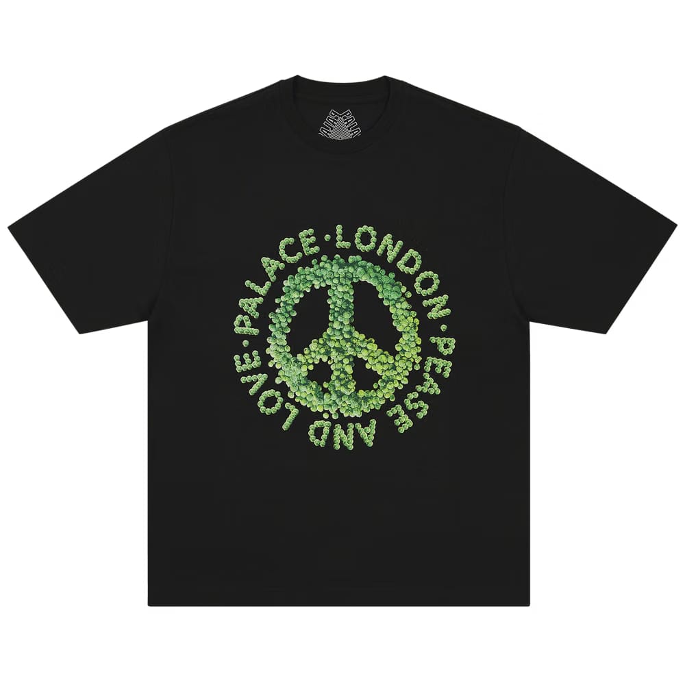 Palace Pease And Love T-Shirt Black