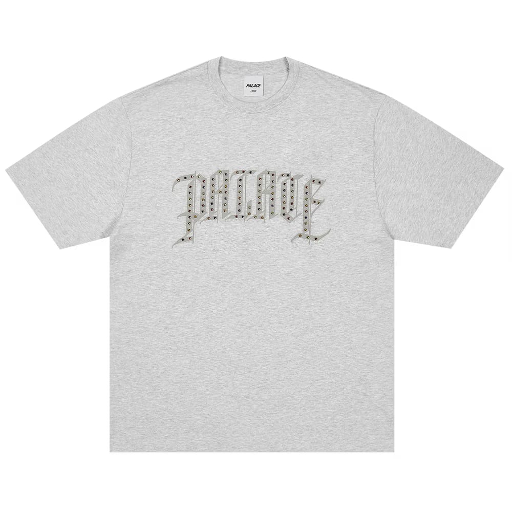 Palace Stud-U-Like T-Shirt Grey Marl