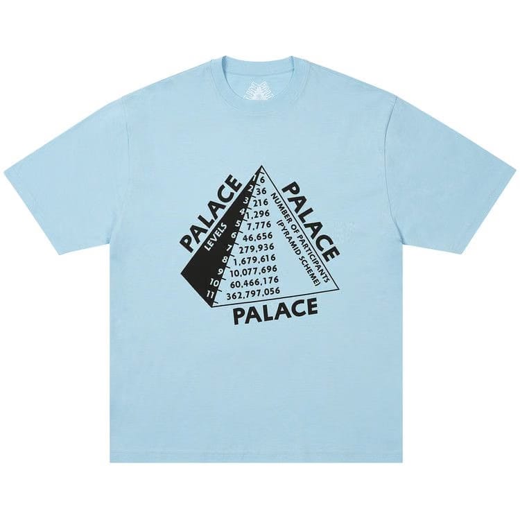 Palace Scheme T-Shirt Skyline Blue