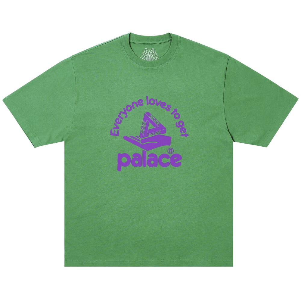 Palace Hand Out T-Shirt Lucky Green