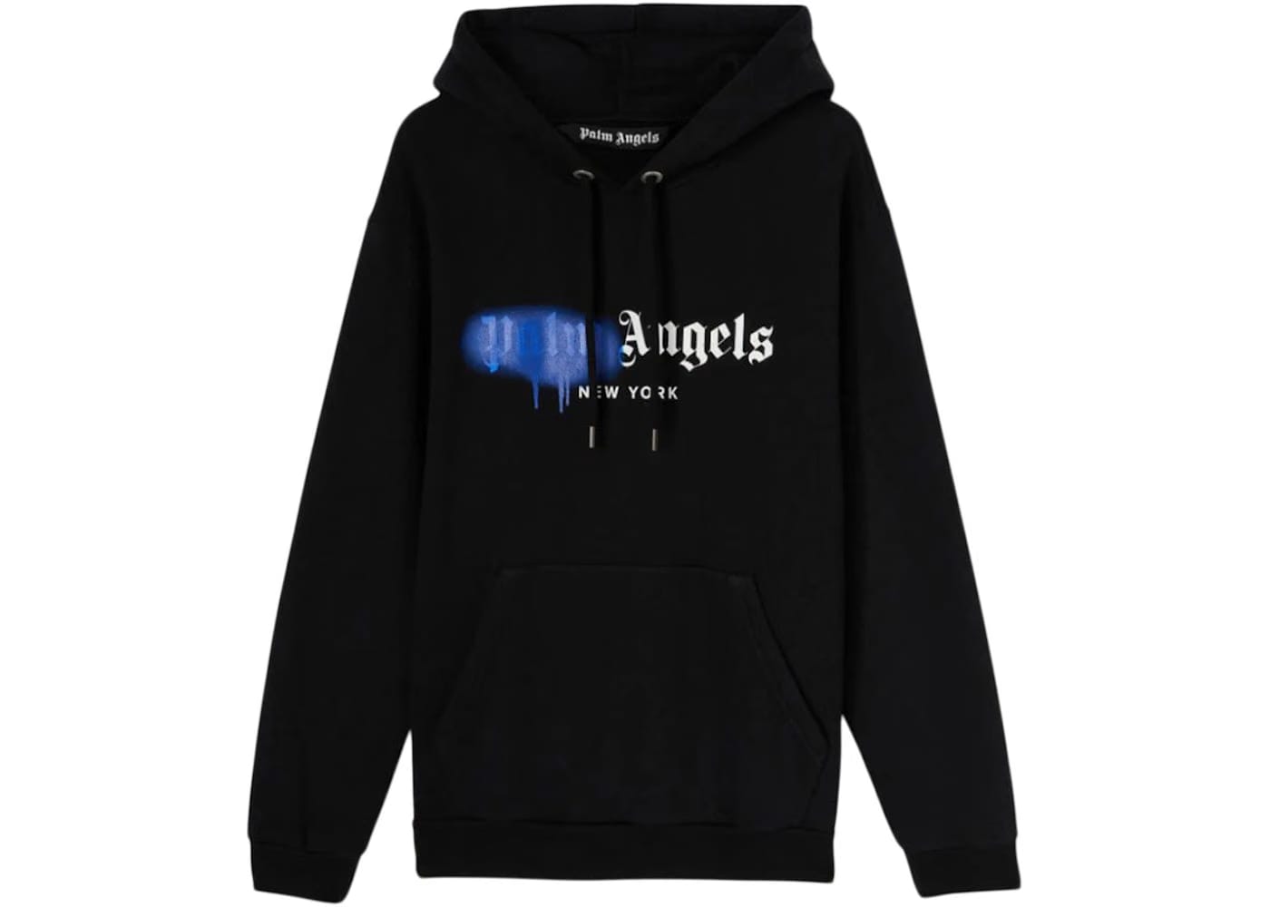 Palm Angels New York Sprayed Hoodie Black/Blue