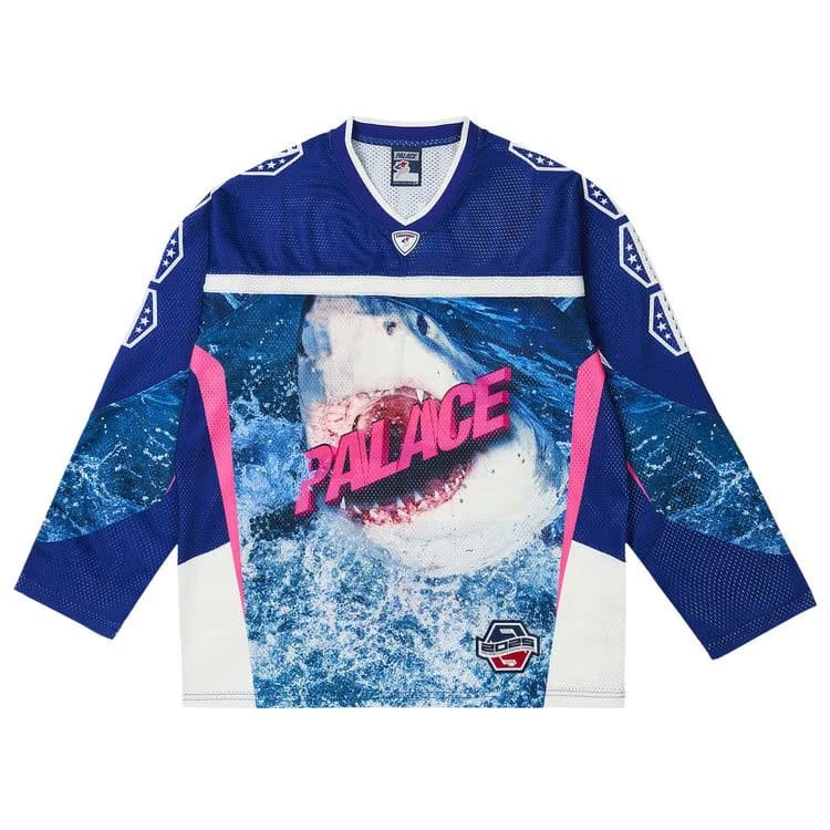 Palace No Bitin' Hockey Jersey Navy
