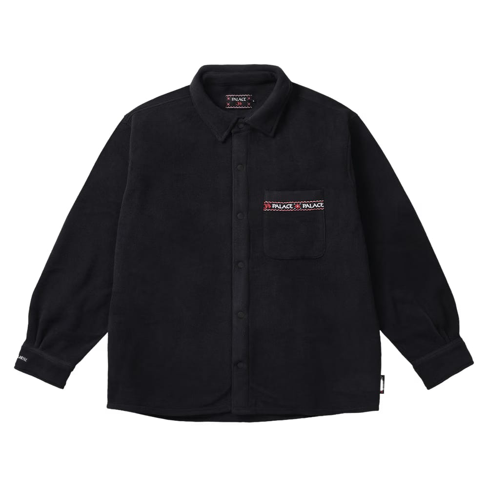 Palace Polartec Om Fleece Overshirt Black