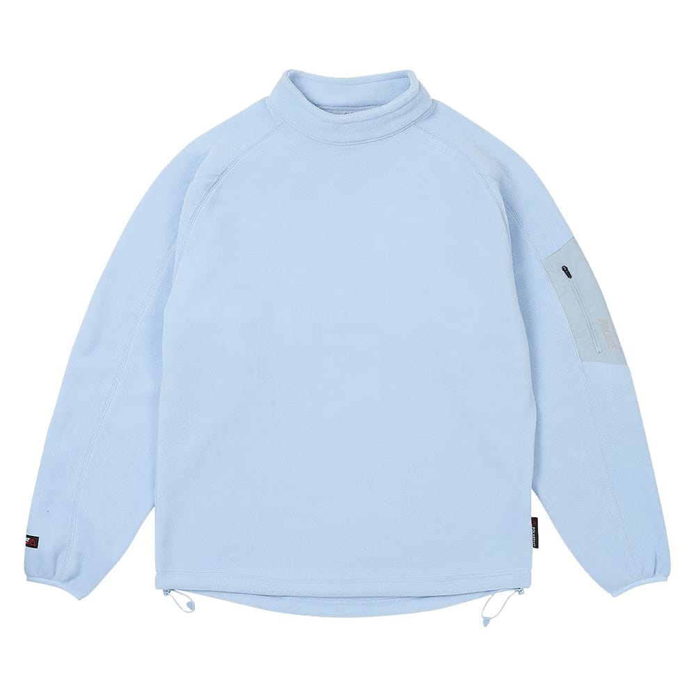 Palace Polartec Mock Neck Light Blue