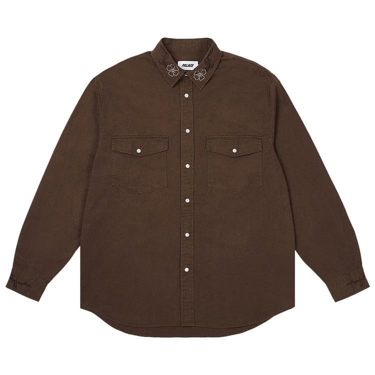 Palace Flexus Shirt Nice Brown