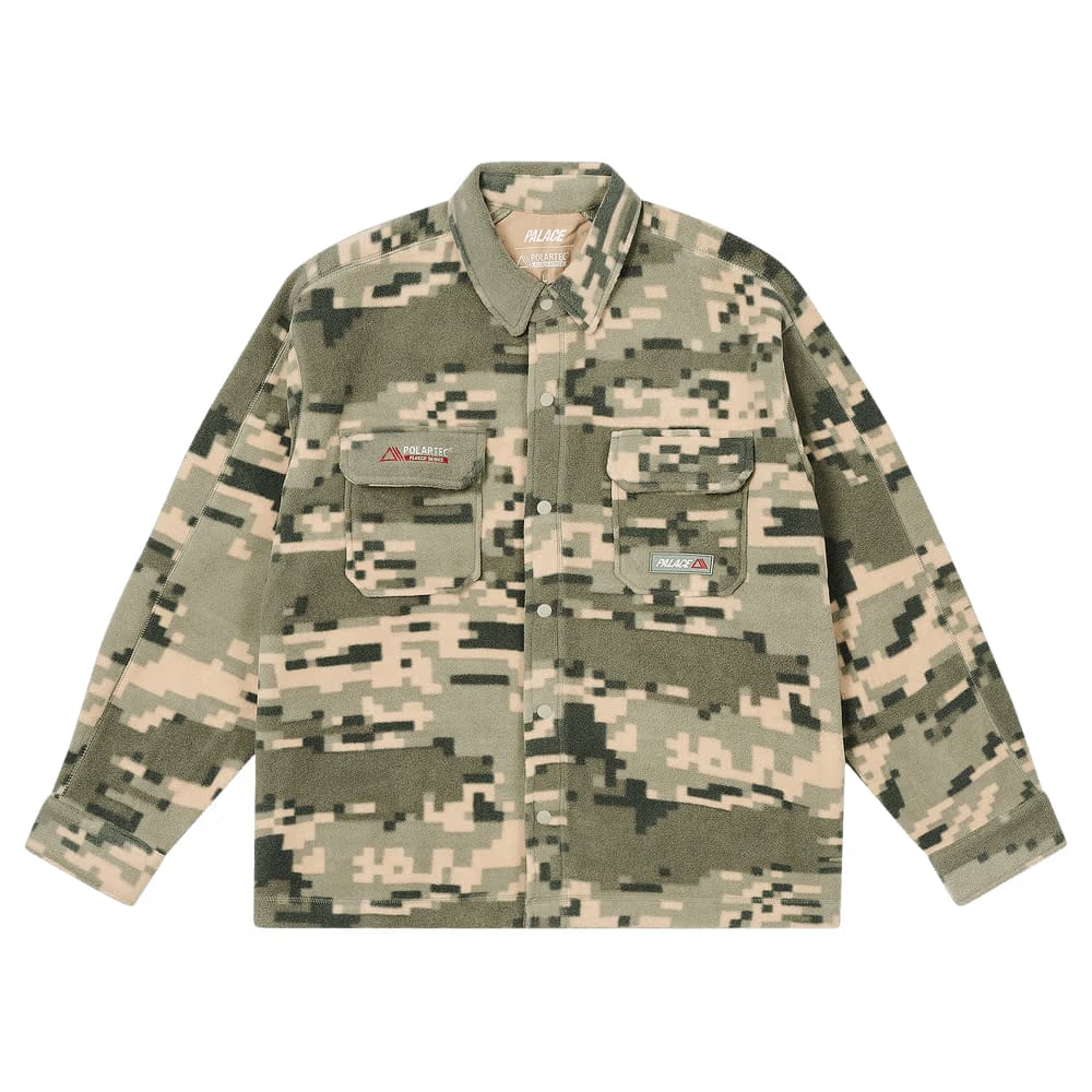 Palace Polartec Overshirt Tiger Digi Camo