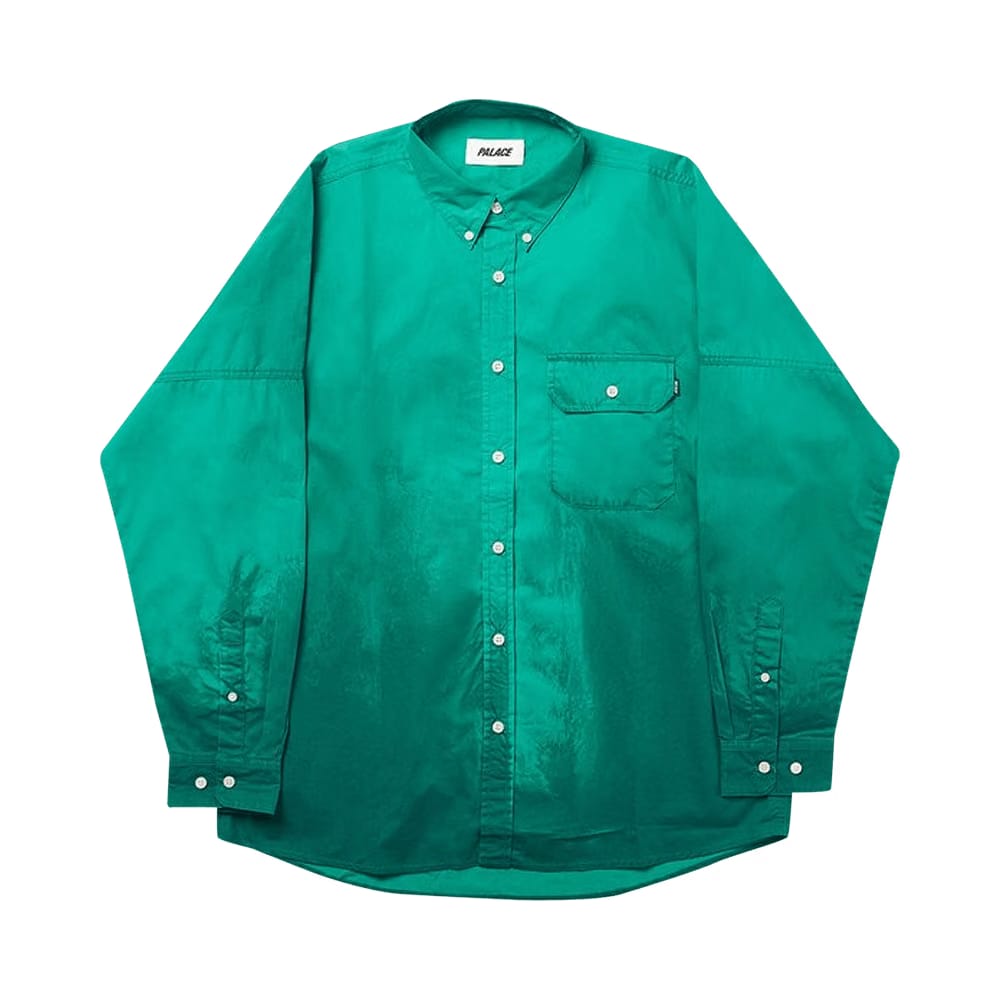 Palace Droppeth Heater Shirt Green
