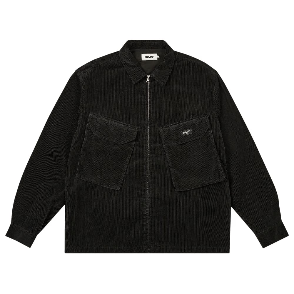Palace Cord PDU Overshirt Black