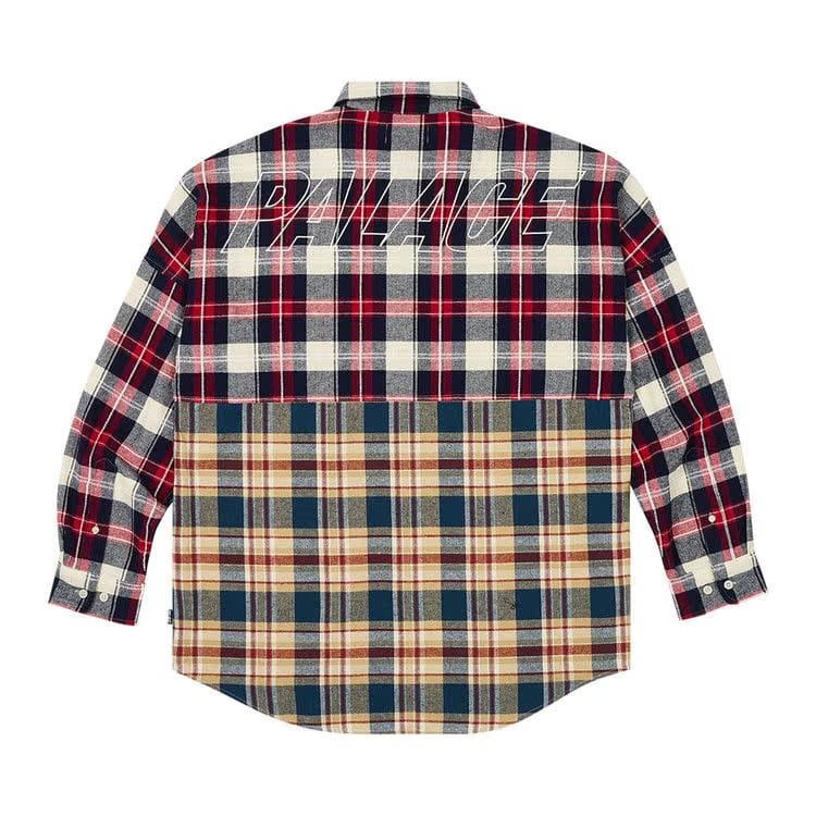 Palace Checkmate Drop Shoulder Shirt Red