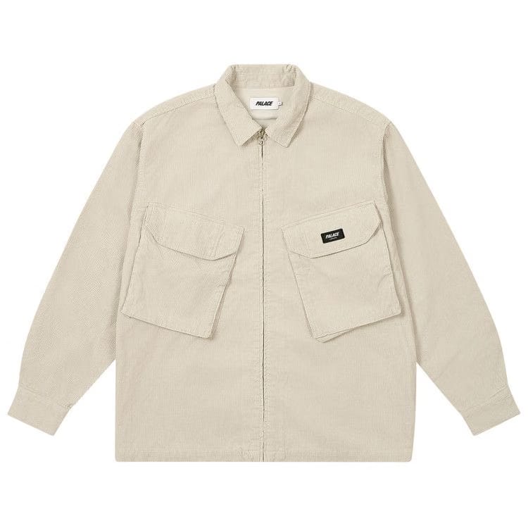 Palace Cord PDU Overshirt Concrete Grey