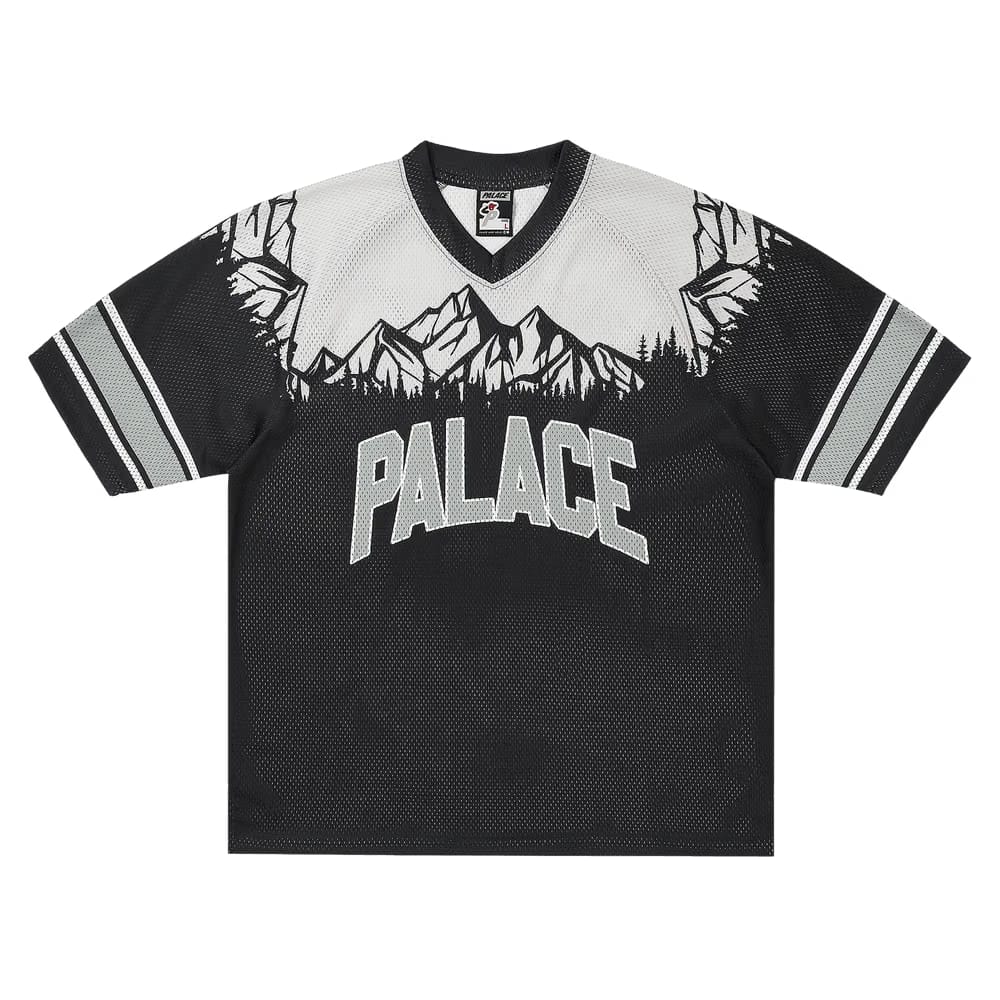 Palace Peaker Mesh Jersey Black